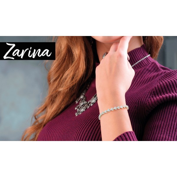 Pulsera Vestir Mujer Piedrecitas Brillo ZARINA