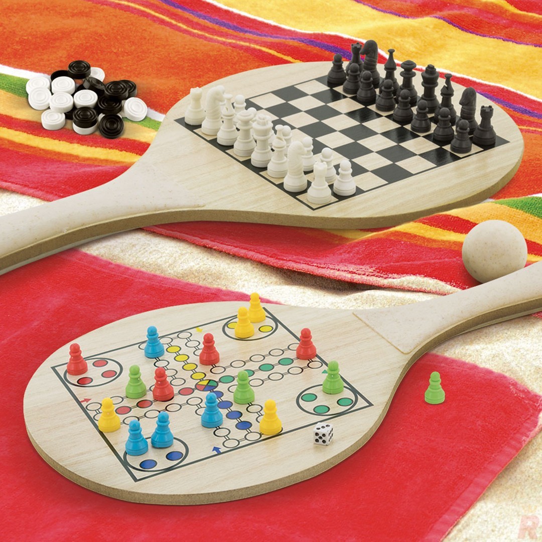 Set Raquetas de Playa Ecológicas PLAYFUL - Ref. 10513 Cifra