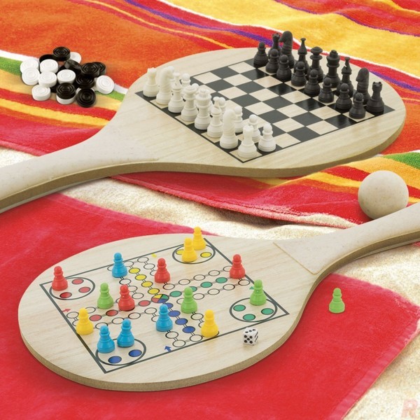 Set Raquetas de Playa Ecológicas PLAYFUL - Ref. 10513 Cifra