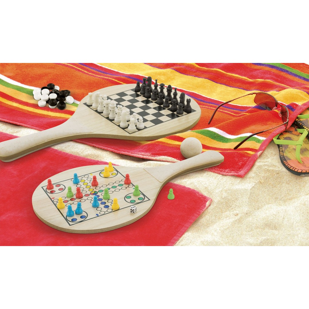 Set Raquetas de Playa Ecológicas PLAYFUL