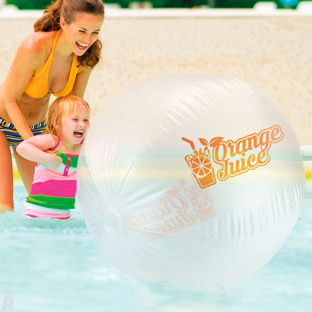 Balón Playa Gigante Blanco Translúcido FLOTS - Ref. 10519 Cifra