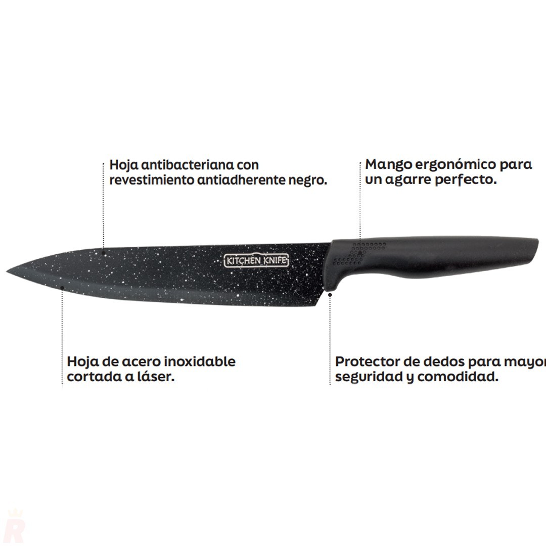 Juego Cuchillos Cocina Profesional TITÁN 6 Piezas