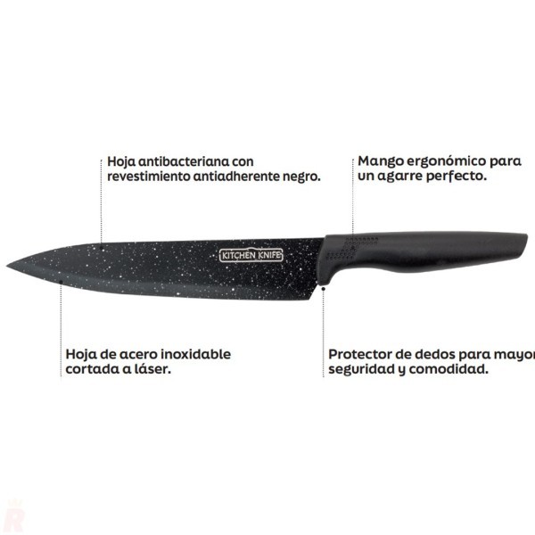 Juego Cuchillos Cocina Profesional TITÁN 6 Piezas