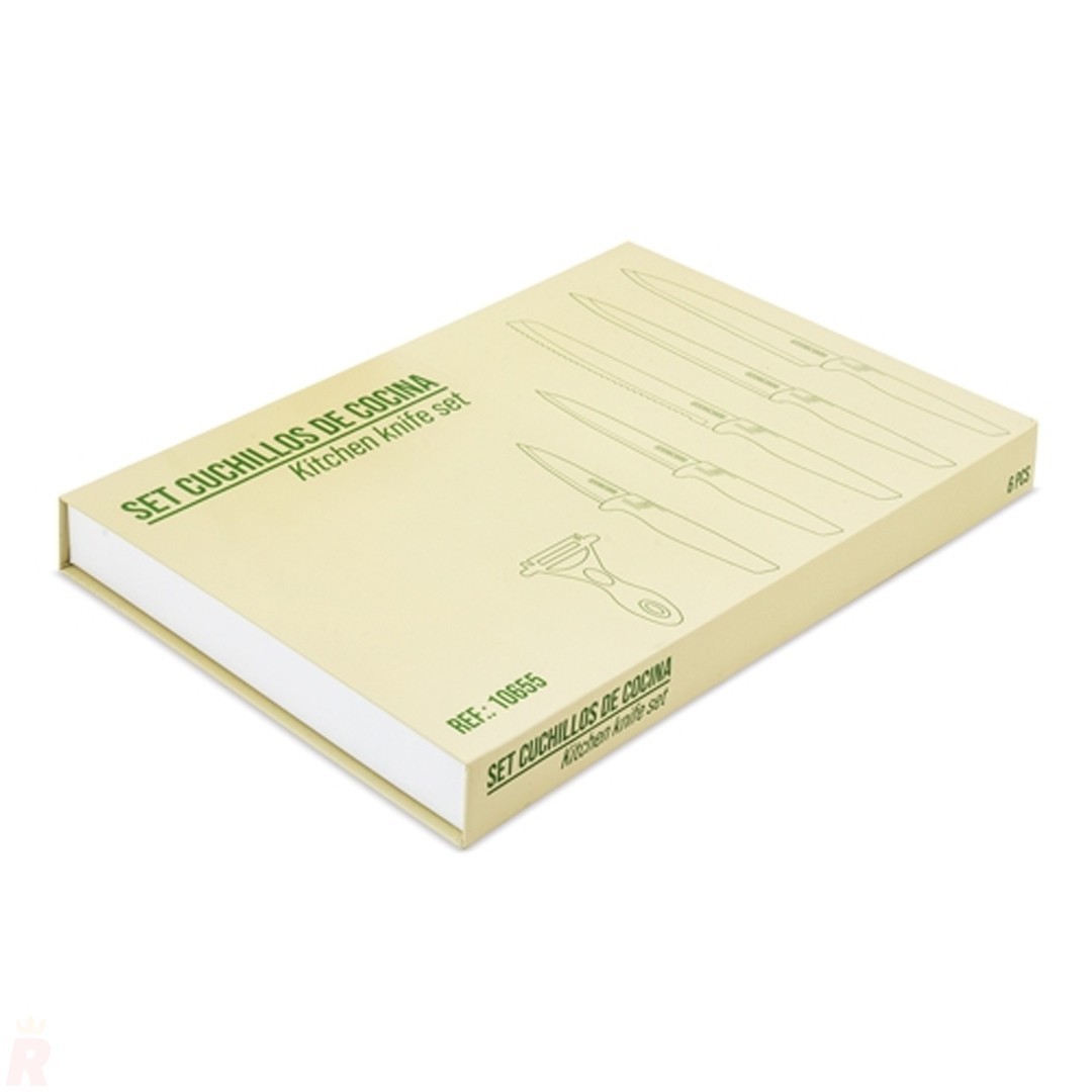 Juego Cuchillos Cocina Profesional TITÁN 6 Piezas