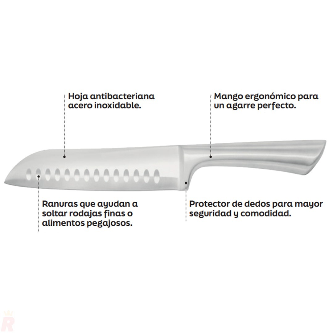 Cuchillo Cocina Profesional SANTOKU