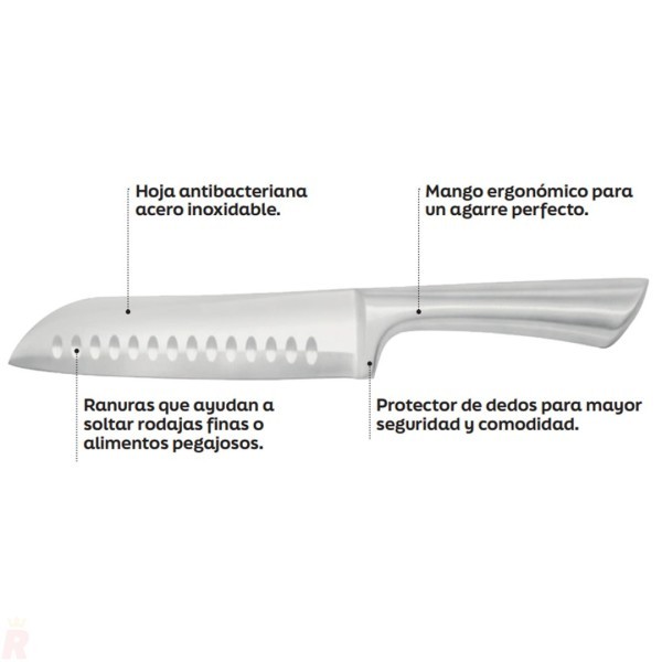 Cuchillo Cocina Profesional SANTOKU