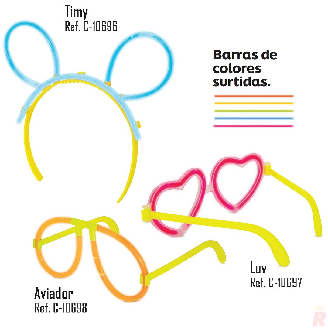 Set Díadema Neón TIMY