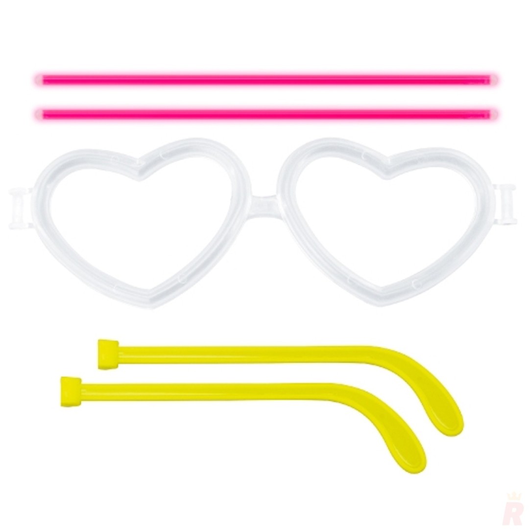 Set Gafas Neón LUV