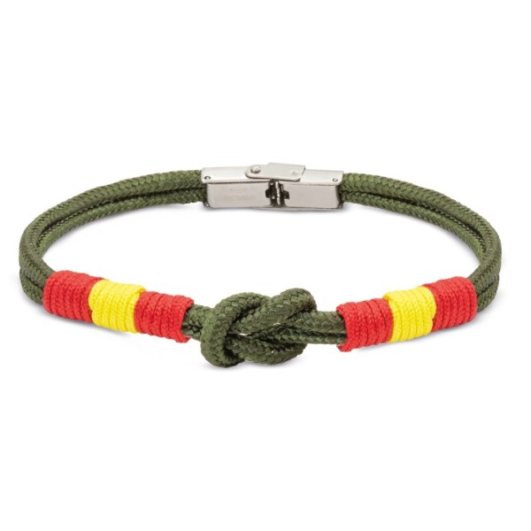 Pulsera Vestir Casual Bandera España Ajustable NEW BARLOVENTO - Ref. 10709 Cifra