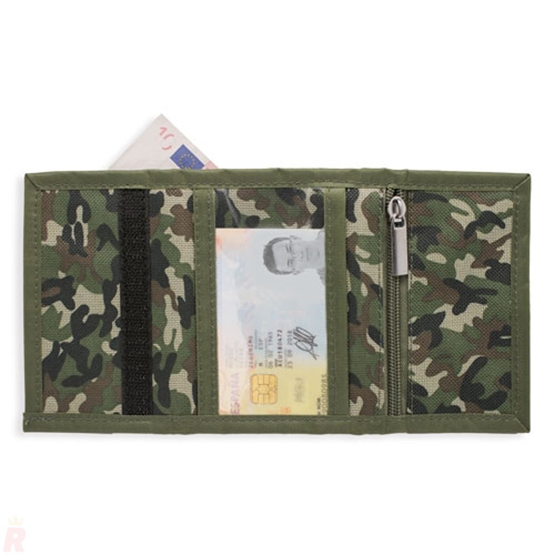 Monedero Camuflaje MILITARY