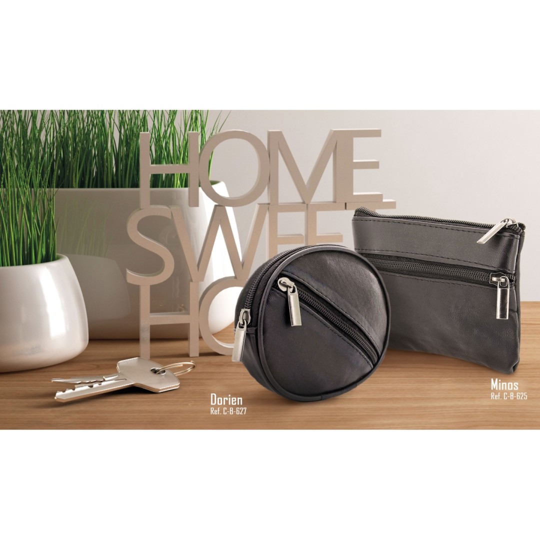 Monedero Llavero Piel Rectangular MINOS