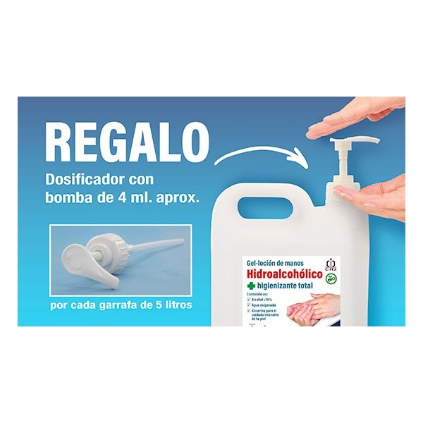 Gel-loción Hidroalcohólico Manos Aroma Cítrico