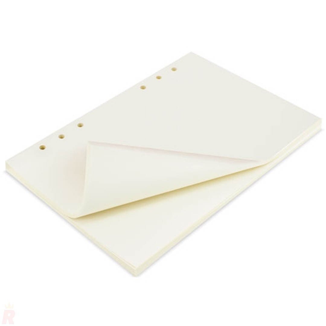 Recambio Hojas Lisas Bloc Anillas 3+3