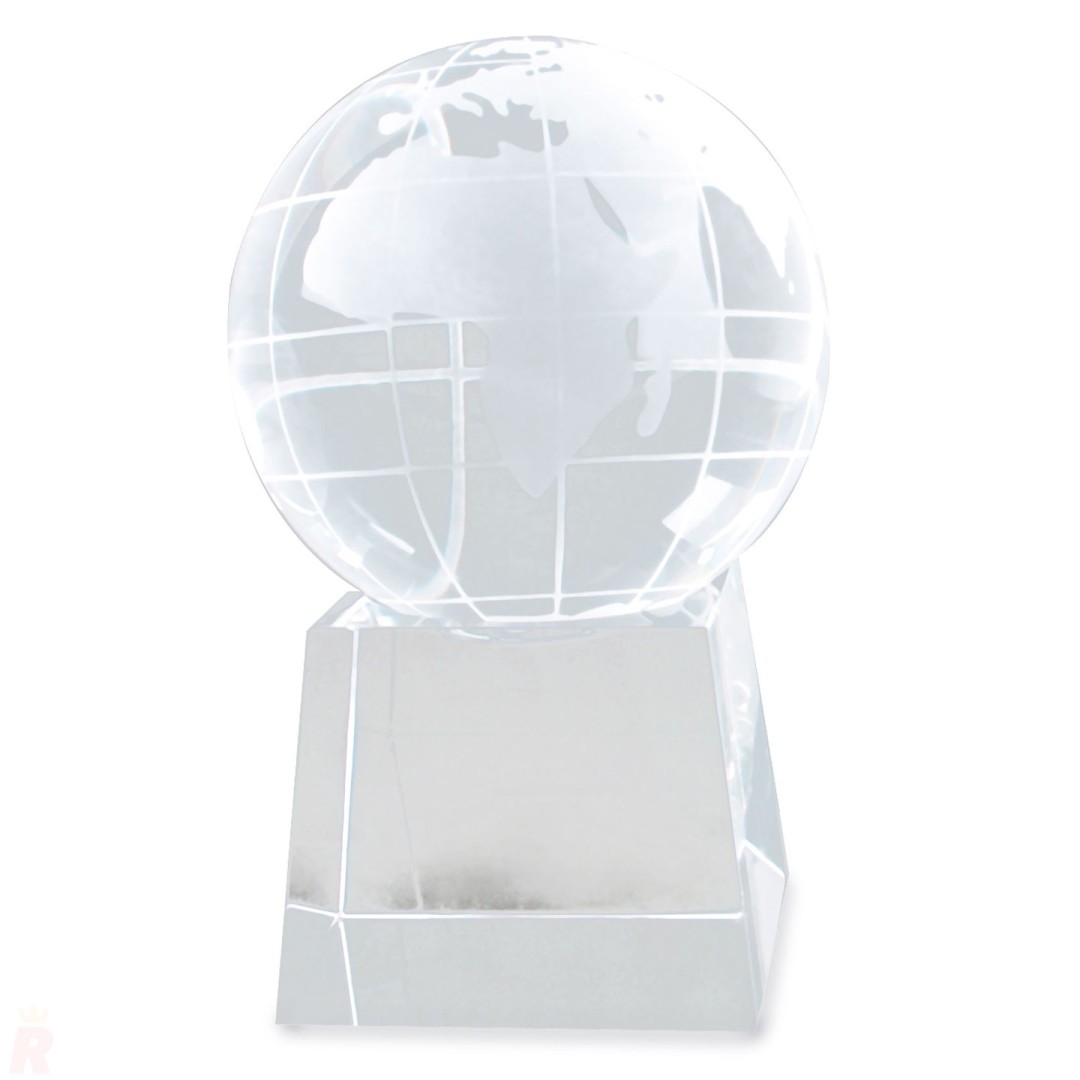 Cristal Bola Mundo Mediana TERRA - Ref. Z-056 Cifra