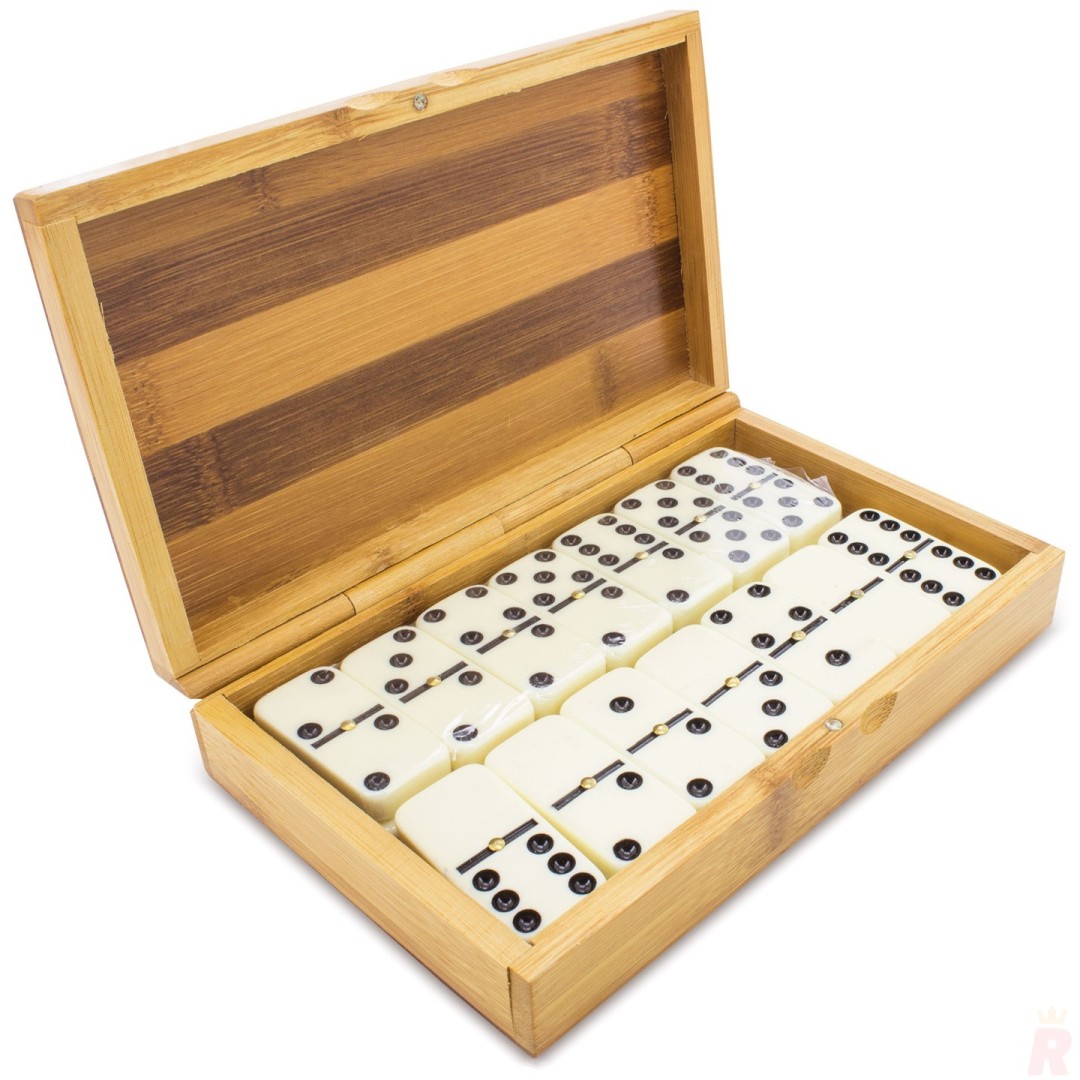 Dominó Caja Bambú BENIDORM - Ref. Z-1004 Cifra
