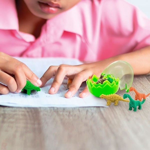 Set Gomas Borrar Infantiles Dinosaurios DINO - Ref. Z-1014 Cifra