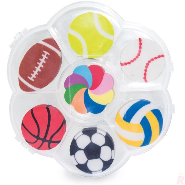 Set Gomas Borrar Balones Deportes SPORT BALL - Ref. Z-1018 Cifra