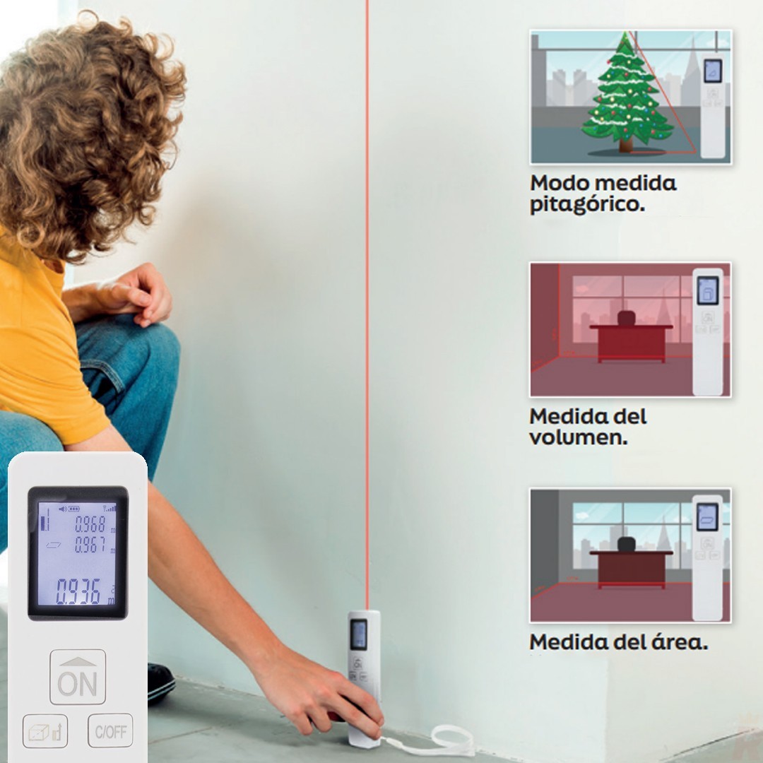 Medidor Laser Bolsillo PRECISIÓN