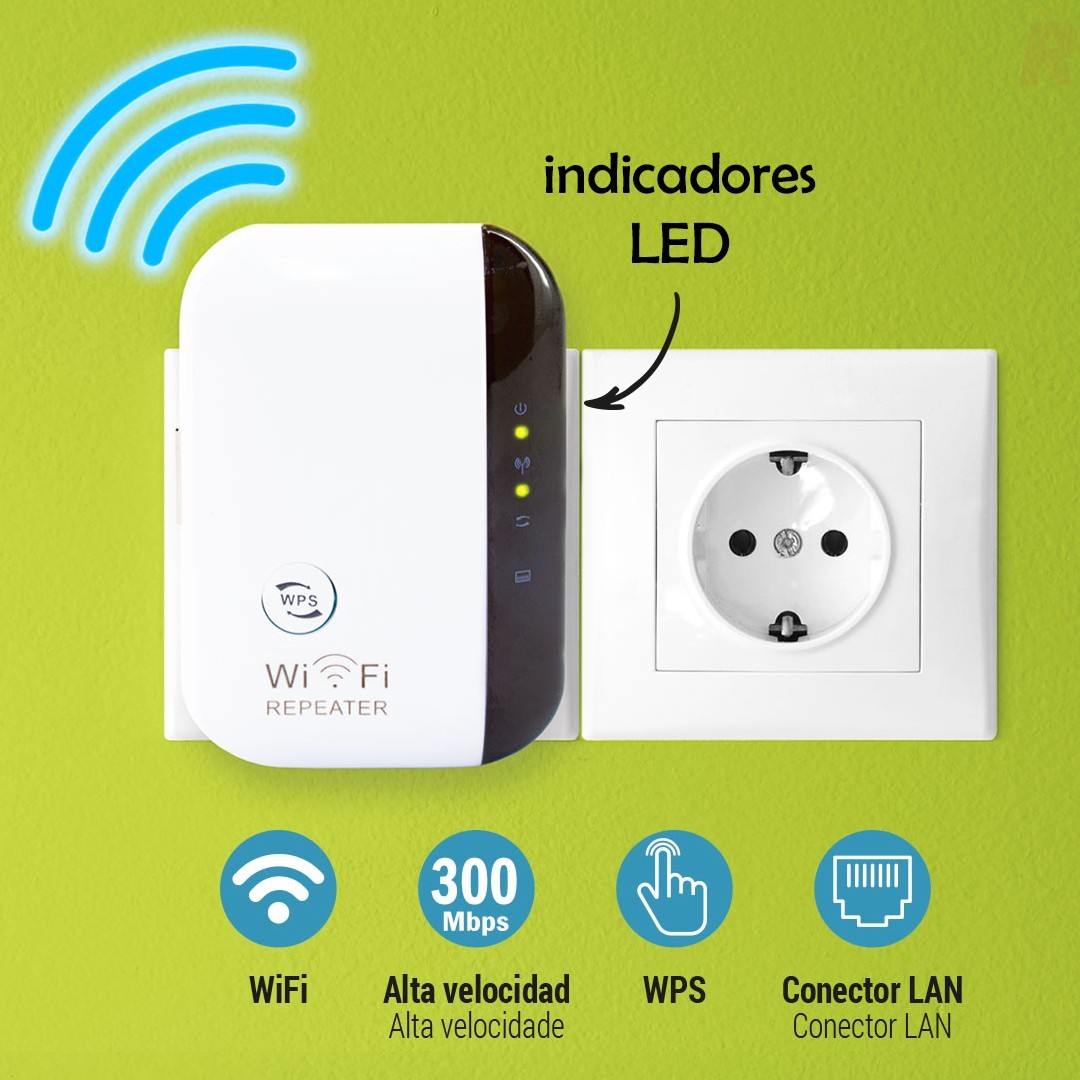 Repetidor Señal WiFi PLATINUM - Ref. Z-1072 Cifra