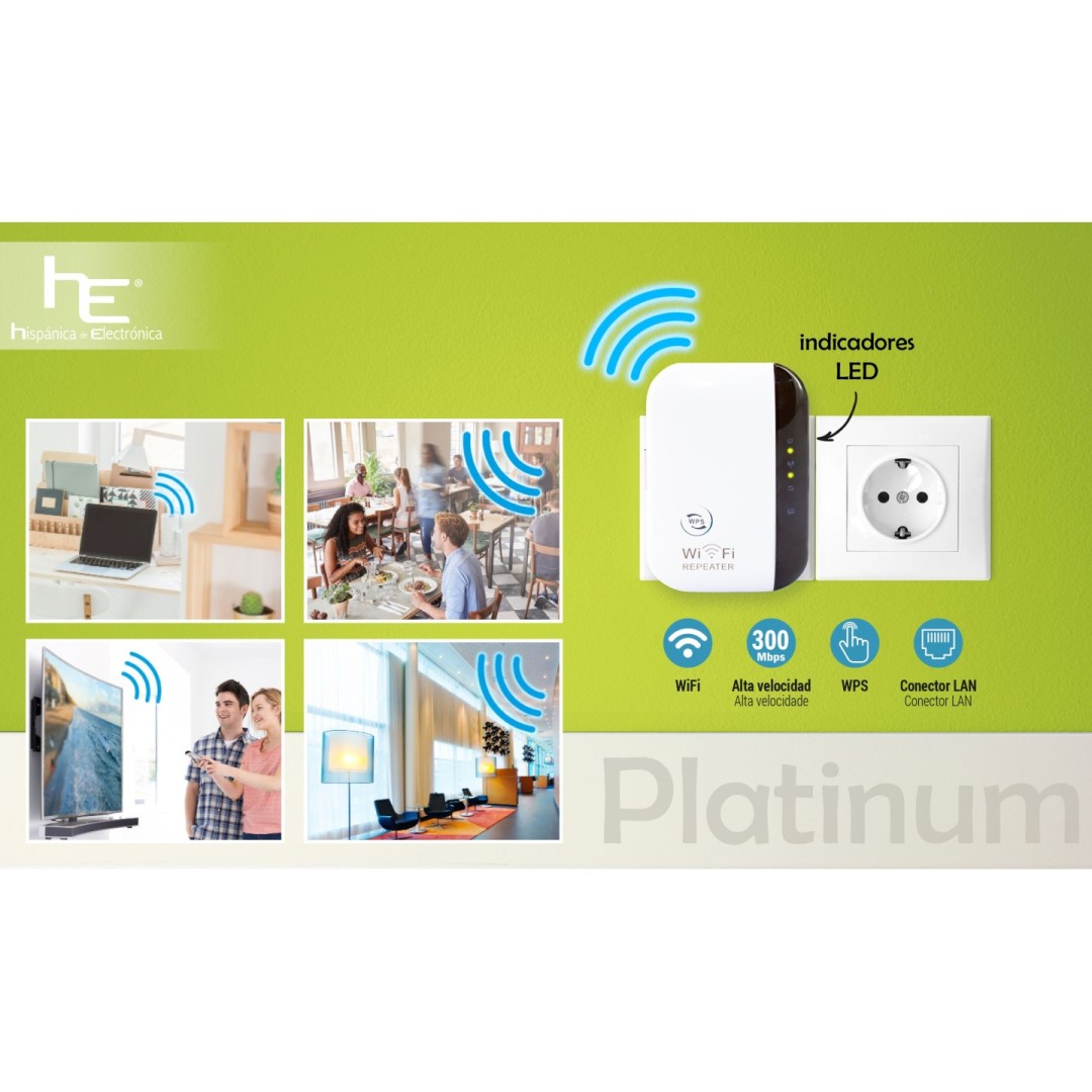 Repetidor Señal WiFi PLATINUM