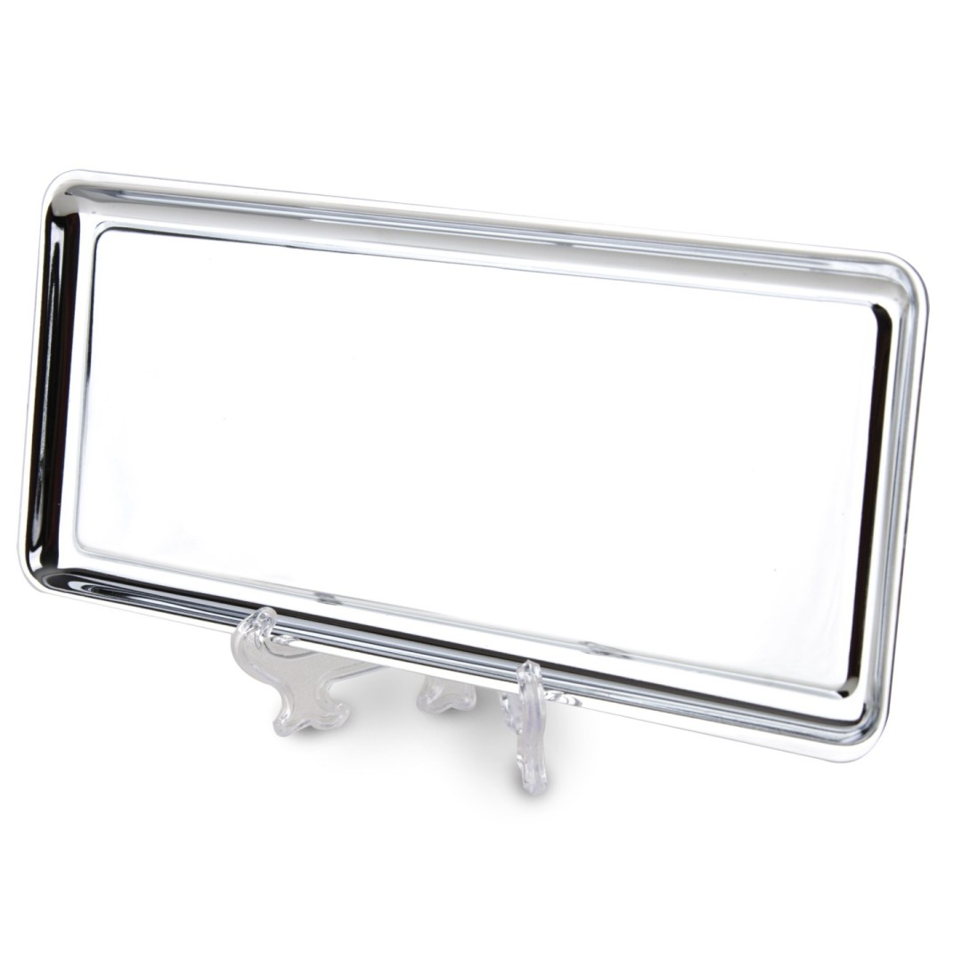 Bandeja Cromada Rectangular ARRAS - Ref. Z-476 Cifra