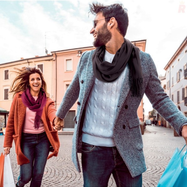 Chal Bufanda Flecos BIARRITZ - Ref. Z-5000 Cifra