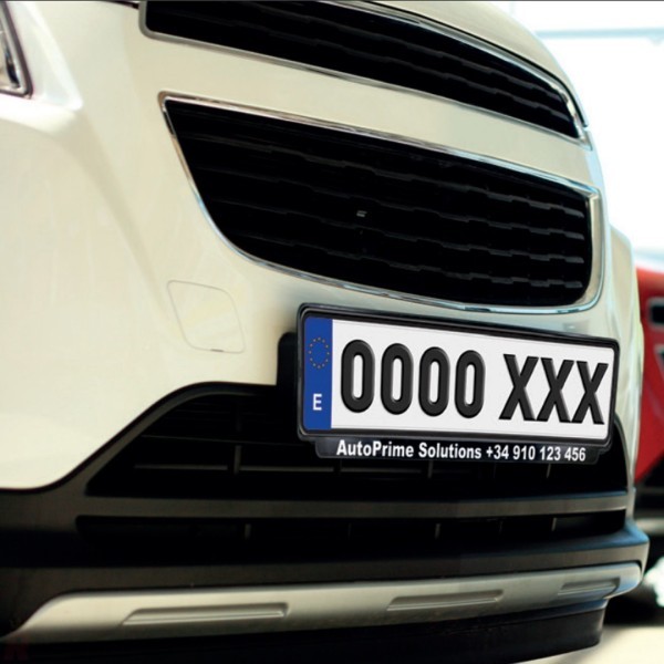 Portamatrículas BRETAÑA - Ref. Z-802 Cifra