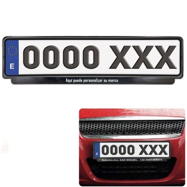 Portamatrículas BRETAÑA