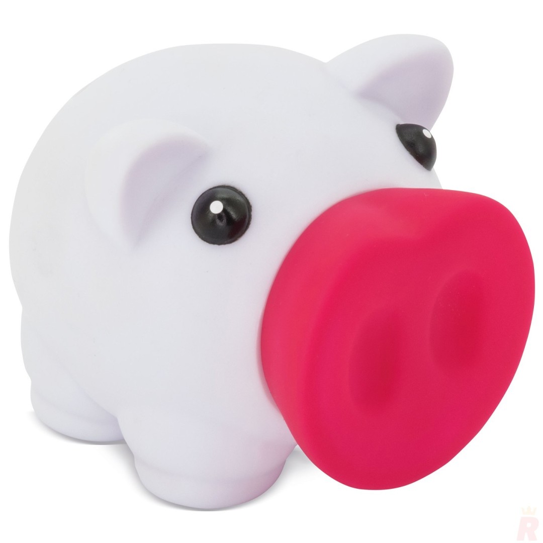Hucha Cerdito BEBITO Blanco / Fucsia - Ref. 10194-BL-FU Cifra