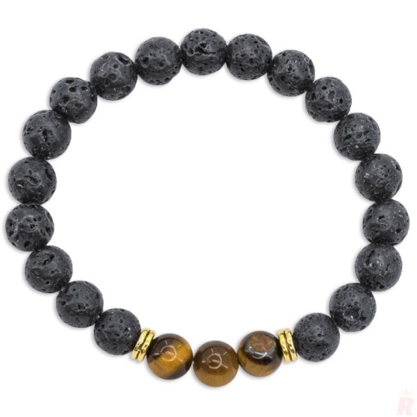 Pulsera Piedra Volcánica ÁVALON Ávalon - Ref. 10375 Cifra