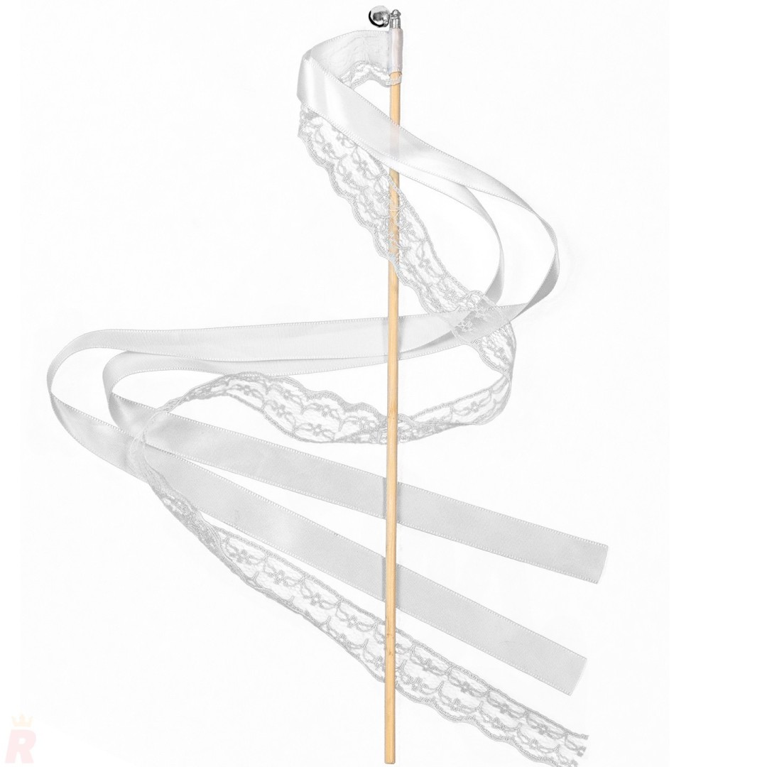 Varita Cintas Celebración CAMPANILLA   Blanco - Ref. 10507-BL Cifra