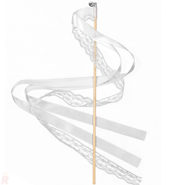 Varita Cintas Celebración CAMPANILLA   Blanco - Ref. 10507-BL Cifra