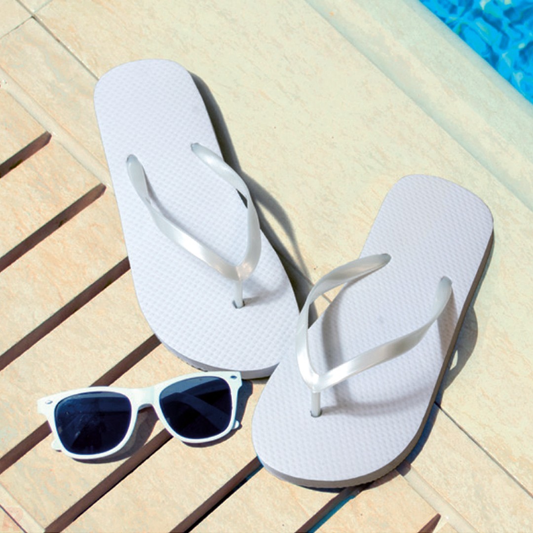 Chanclas NISSI Mujer (12 Pares Surtidos) Blanco - Ref. 10521-BL Cifra