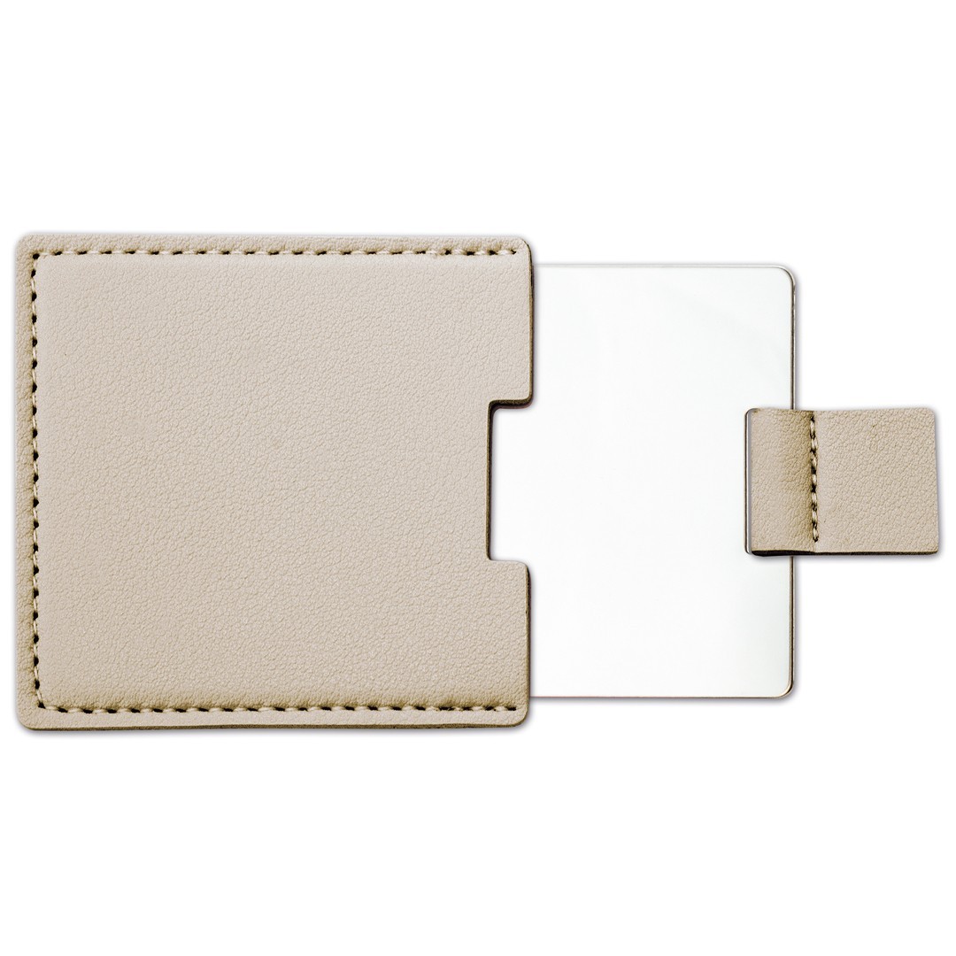 Espejo Bolsillo Acero Inoxidable LILYAN