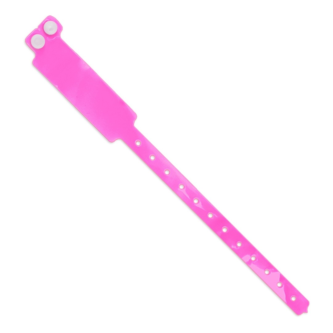 Pulsera Identificativa Registro Fluorescente FESTIVAL Rosa - Ref. B-032-RS Cifra