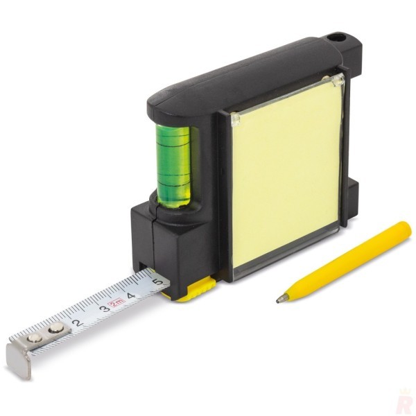 Flexómetro 2M Nivel Notas MEDY Negro - Ref. B-106-NE Cifra