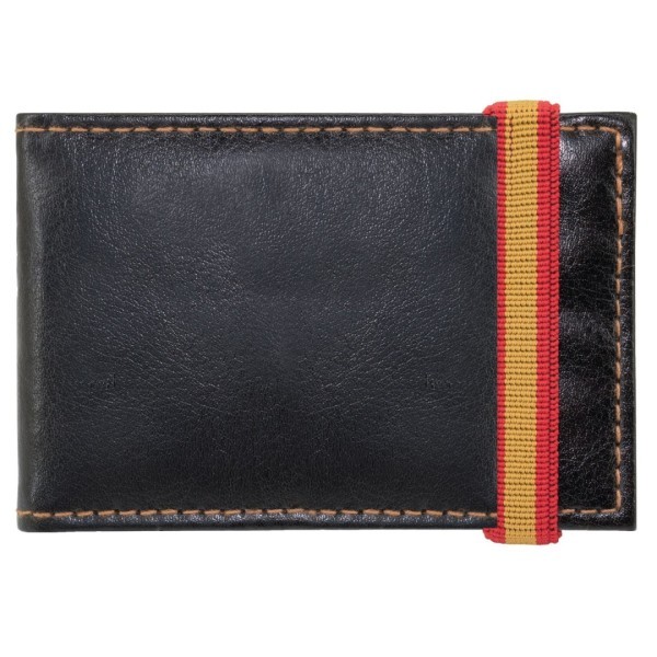 Tarjetero Elástico LONDRES Bandera España Negro - Ref. B-416-NE Cifra