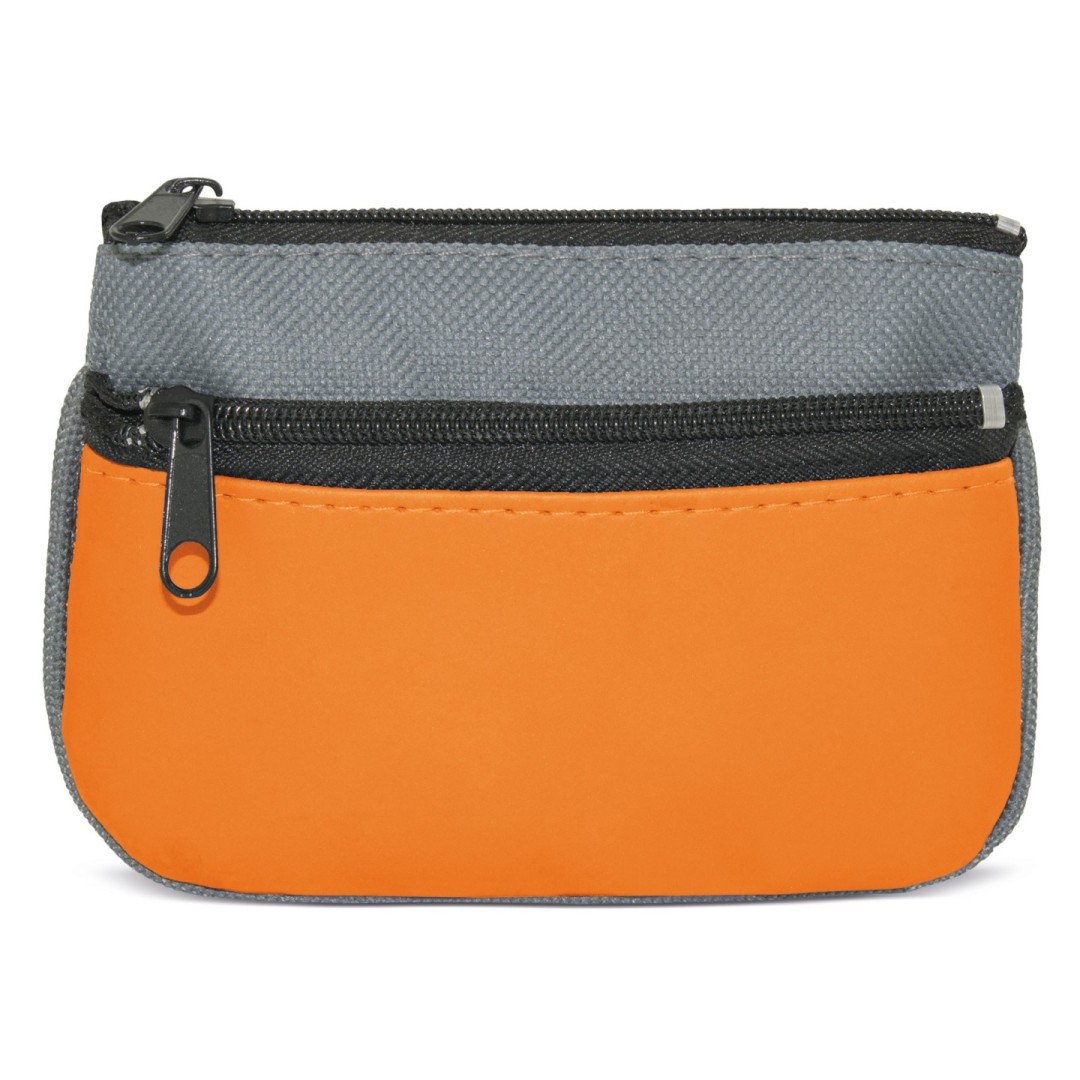 Monedero Bicolor 2 Cremalleras DUBLE