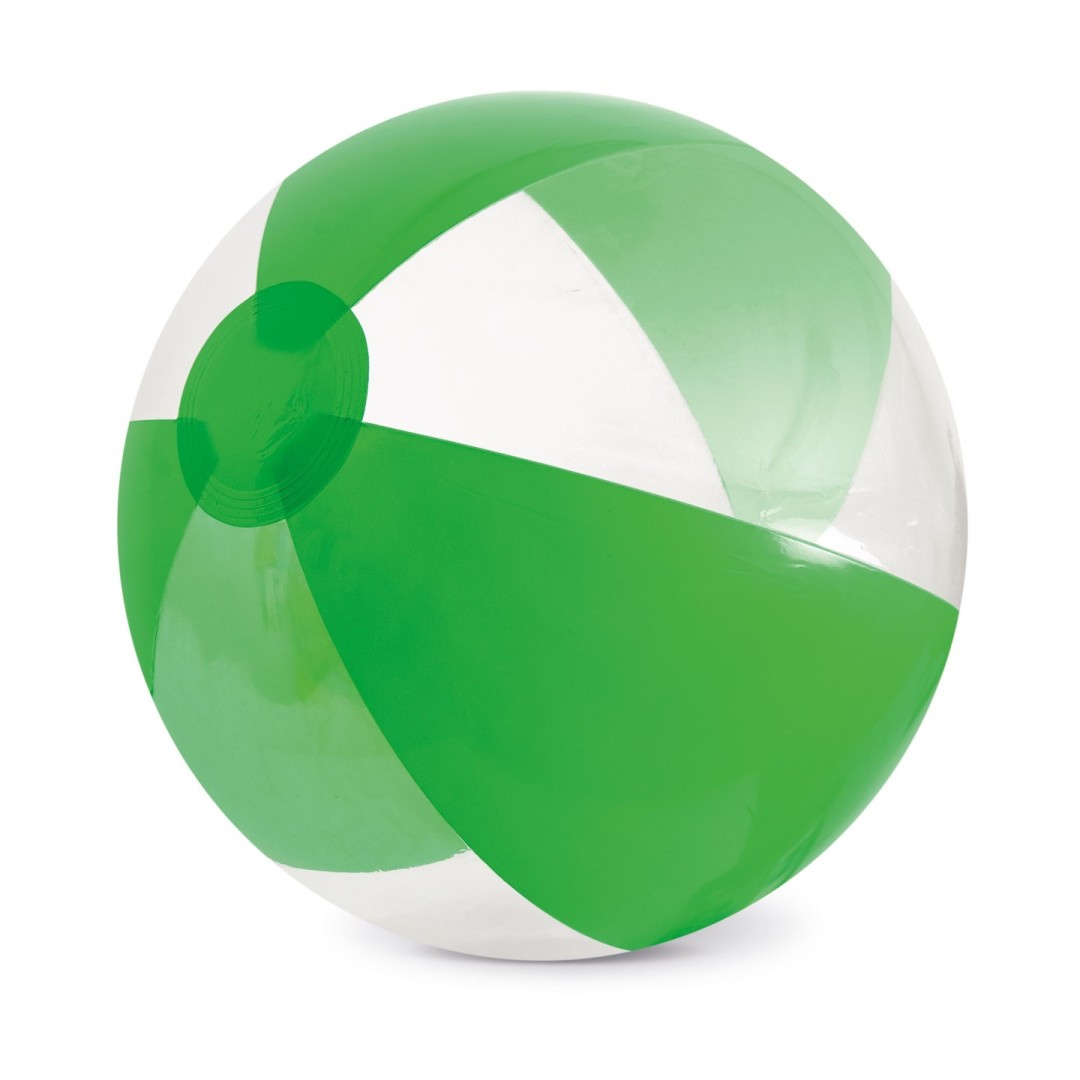 Balón Playa Transparente/Opaco SANTA CRUZ Verde Pistacho - Ref. C-037-PS Cifra