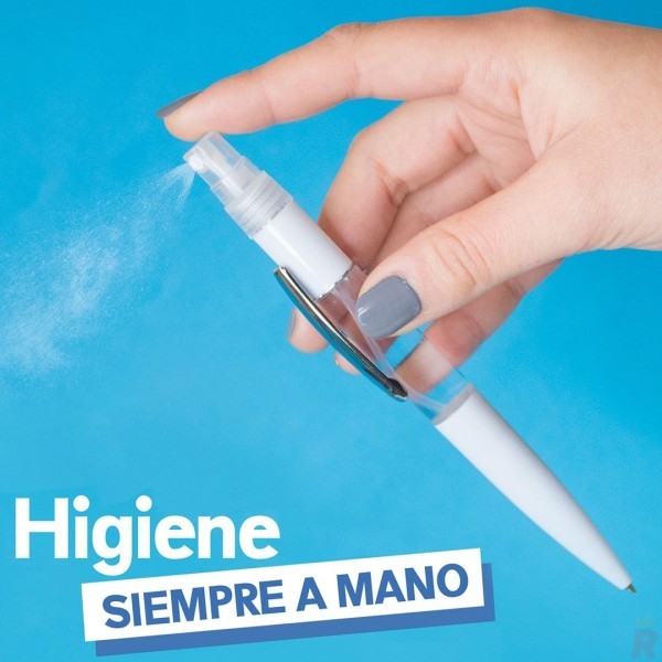 Bolígrafo Dosificador Spray SERGI Blanco - Ref. CV-009 Cifra