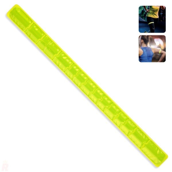 Brazalete Automático Reflectante FITTER Amarillo - Ref. D-026-AM Cifra