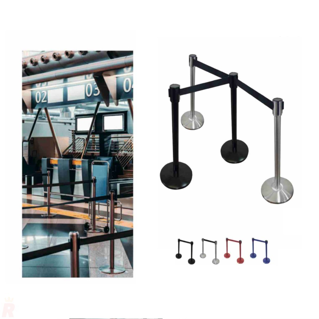 Postes Separadores Cinta Retractil DIVISON