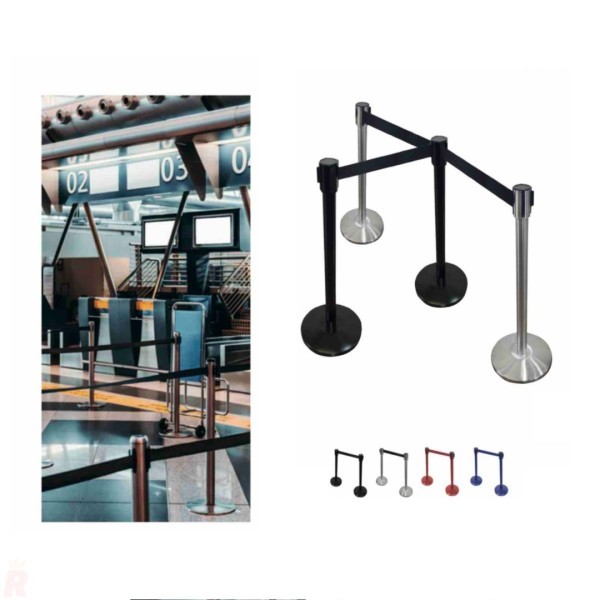 Postes Separadores Cinta Retractil DIVISON