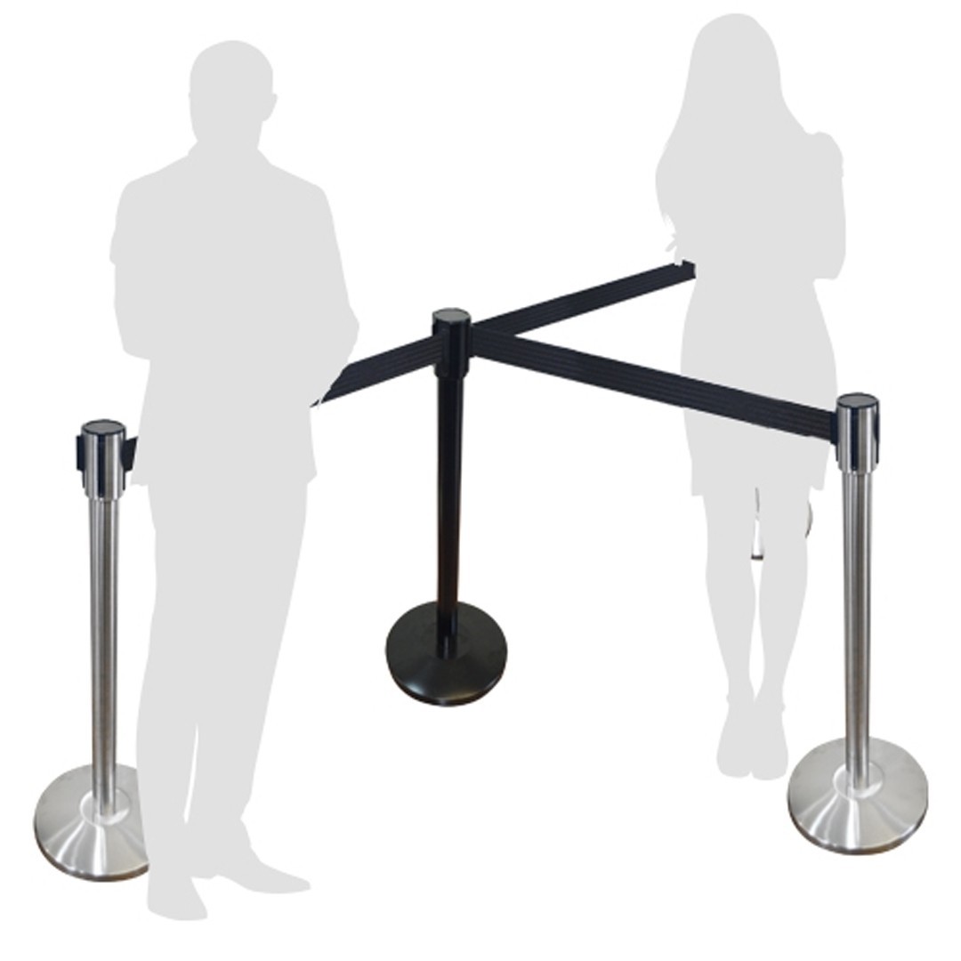 Postes Separadores Cinta Retractil DIVISON