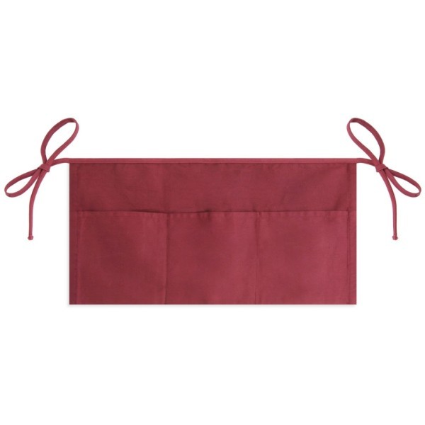 Mandil Profesional Camarero Pequeño Algodón RENÉ 51x26 cm Burdeos - Ref. T-180-BU Cifra