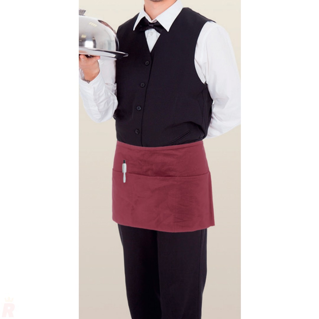 Mandil Profesional Camarero Pequeño Algodón...