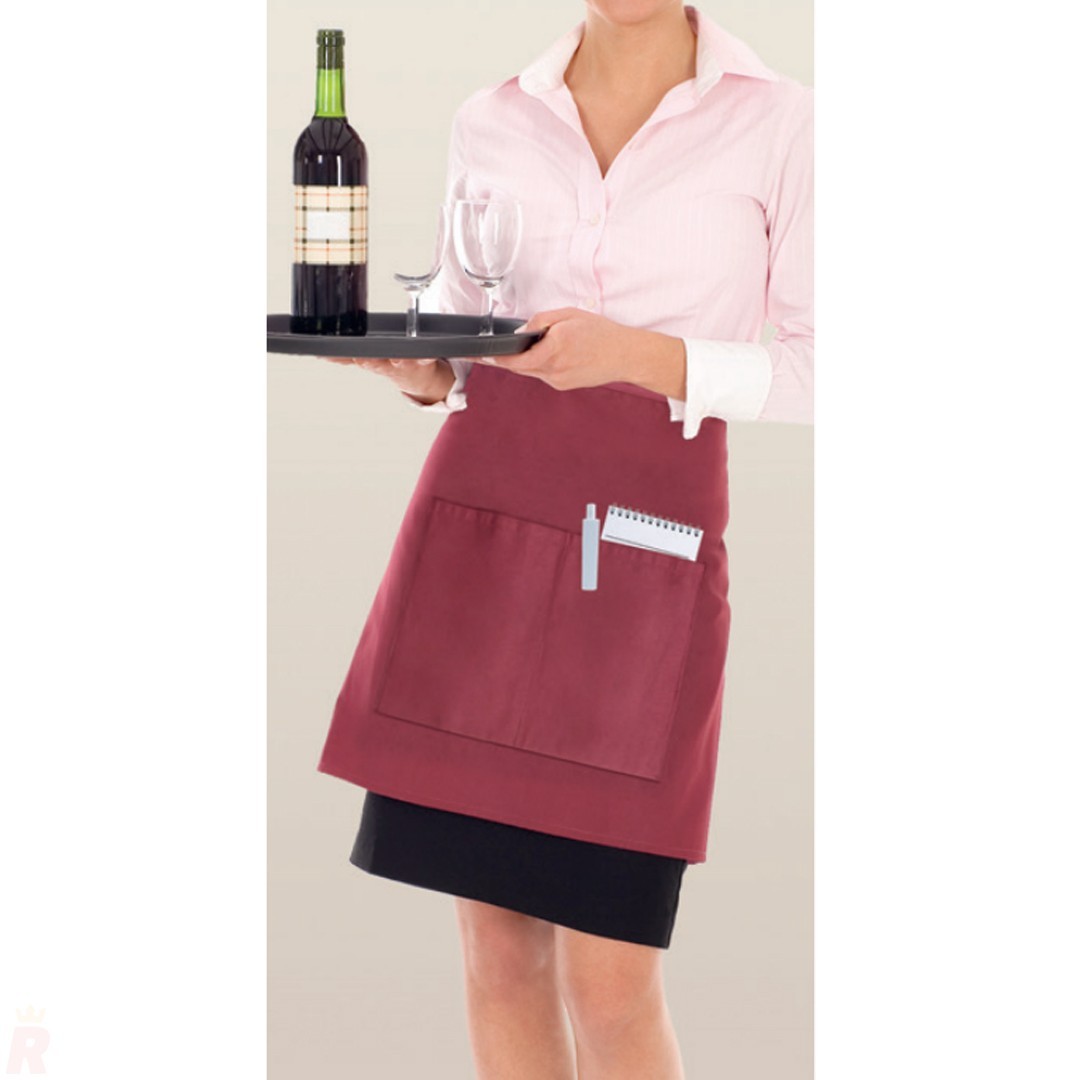 Mandil Profesional Camarero Mediano Algodón...