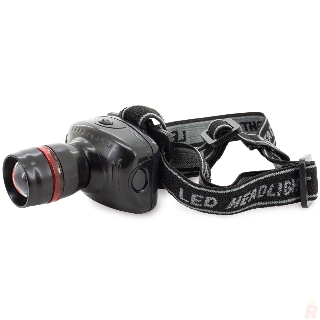 Linterna Frontal Zoom 4 Funciones FOZ Negro - Ref. Z-304-NE Cifra