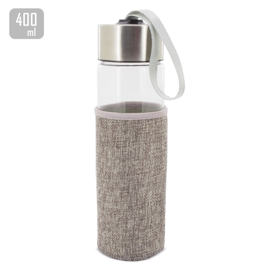 Botella Cristal CASS Gris - Ref. Z-9382-GR Cifra