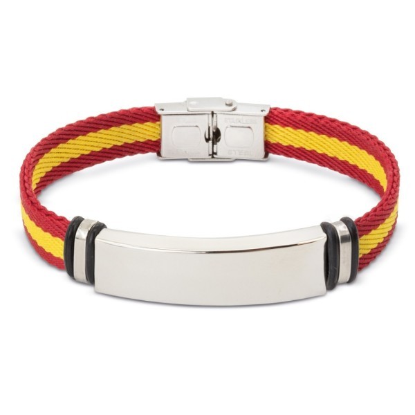 Pulsera Vestir Casual Acero SETH España / Plata o Plateado - Ref. 10384-ESP-PT Cifra